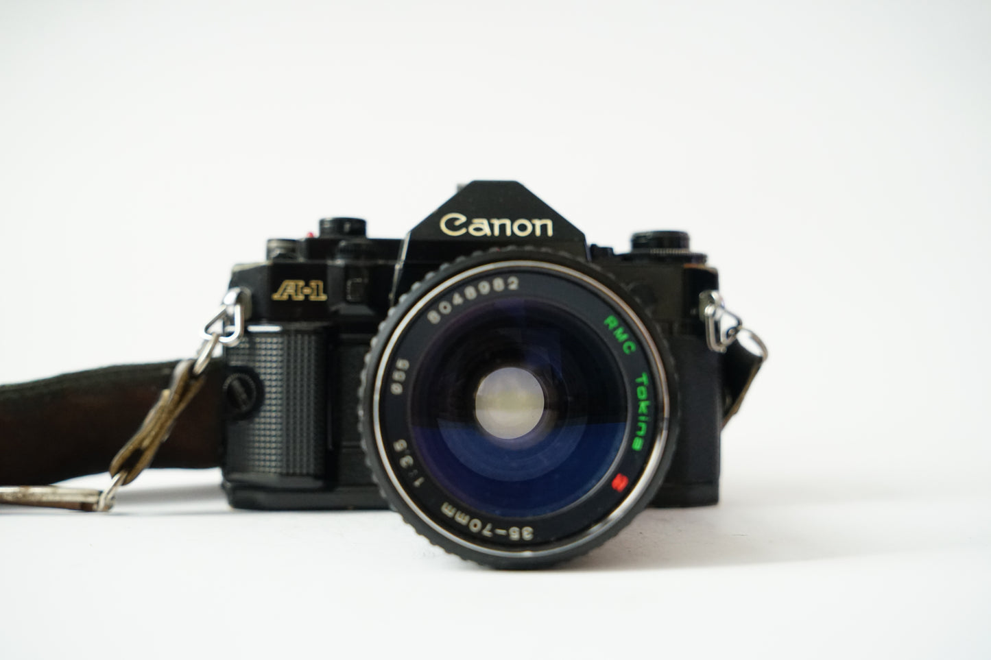 Canon A-1 + Tokina 35-70mm f/3.5 35mm SLR Analog Film Camera