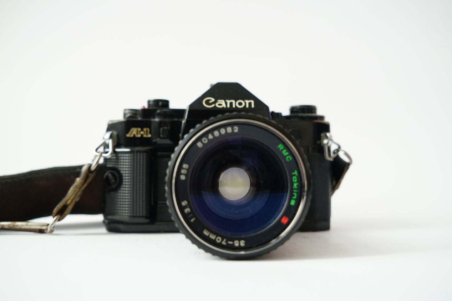 Canon A-1 + Tokina 35-70mm f/3.5 35mm SLR Analog Film Camera