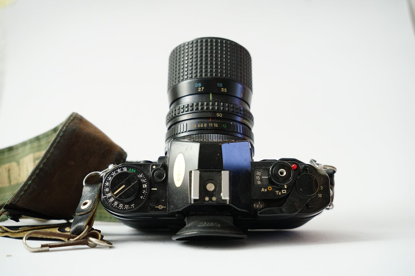 Canon A-1 + Tokina 35-70mm f/3.5 35mm SLR Analog Film Camera
