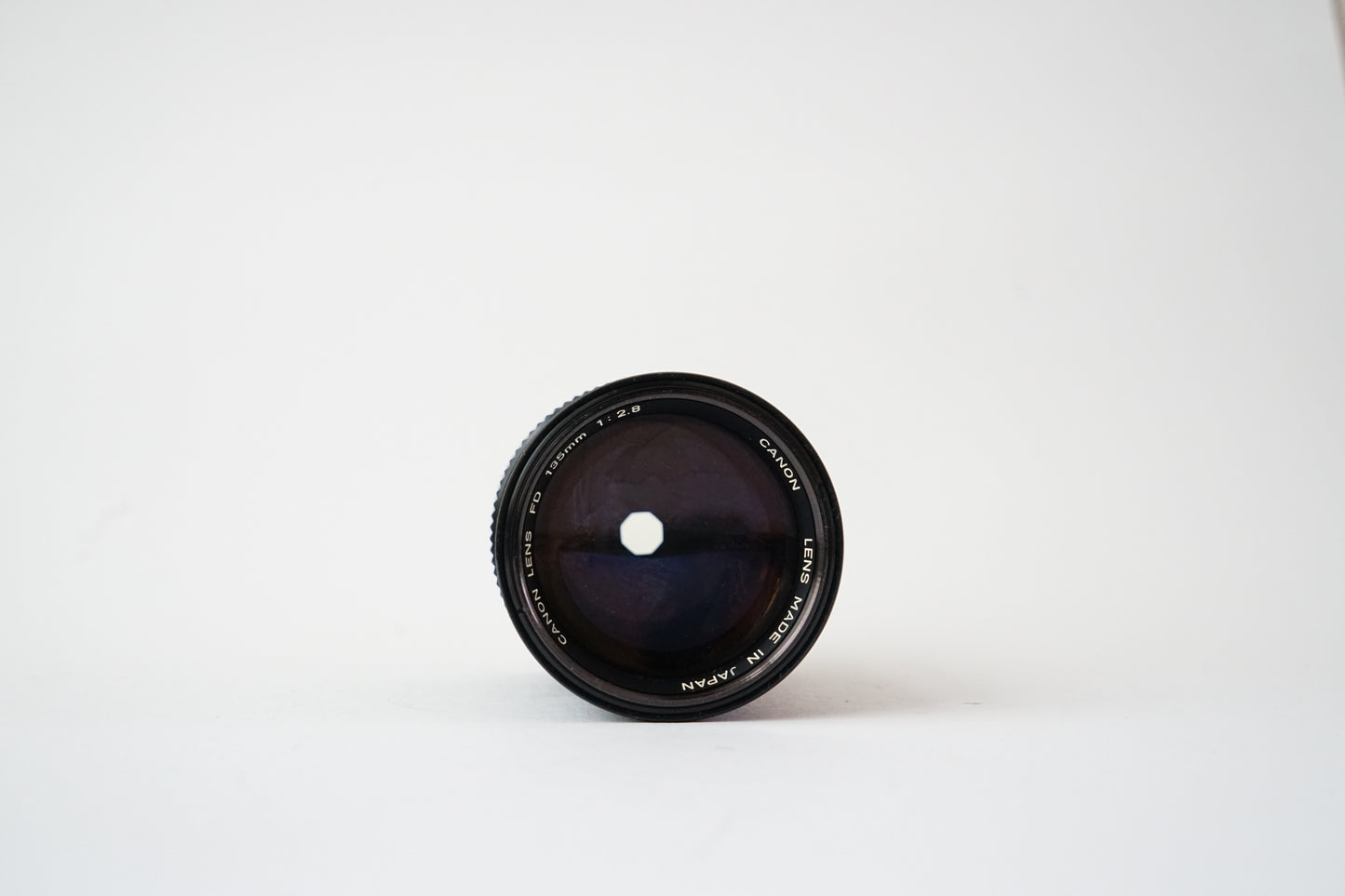 Canon FD 135mm f/2.8 Analog Manual Film Lens with Canon FD Mount