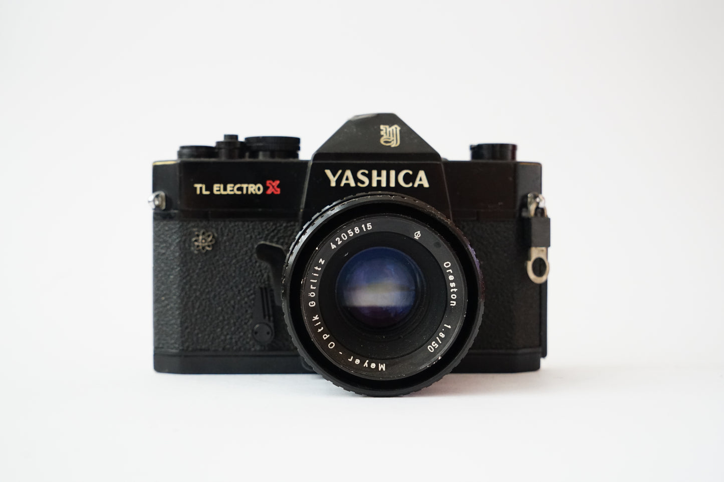 Yashica TL-Electro 35mm Analog SLR Film Camera with Meyer Optik Görlitz Oreston M42 mount