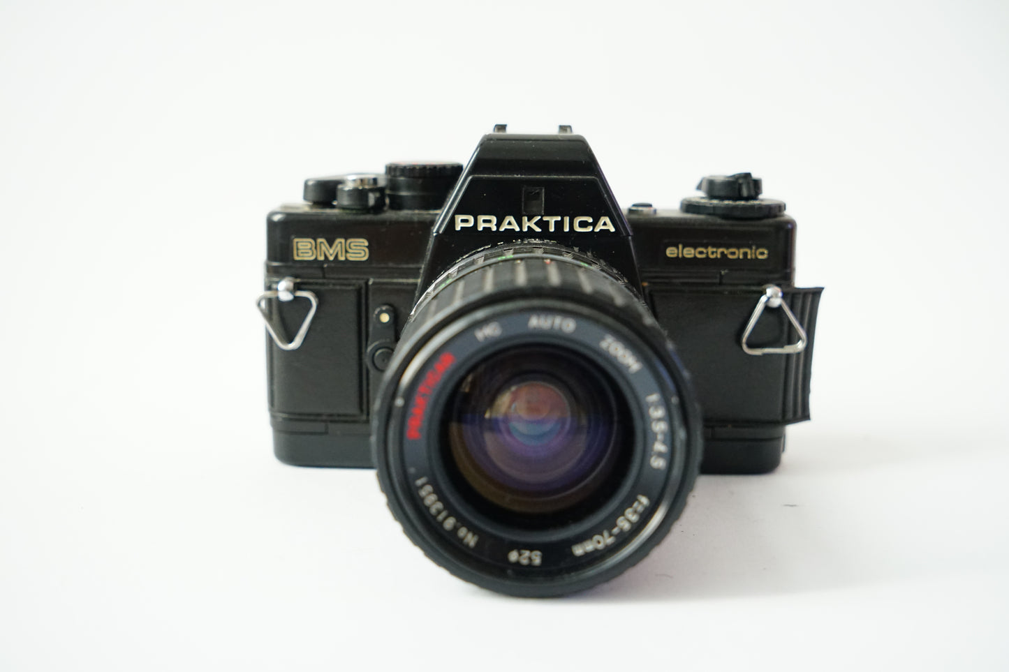 Praktica BMS + Prakticar 35-70mm f/3.5-4.5 Analog Film SLR Camera