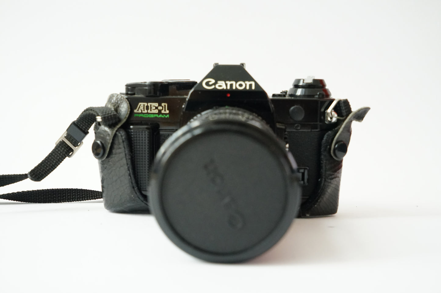 Canon AE-1 Program 35mm Analog SLR Film Camera Full Set