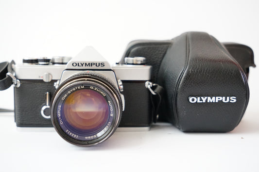 Olympus OM-1 + Zuiko 50mm f/1.4 35mm Analog SLR Film Camera